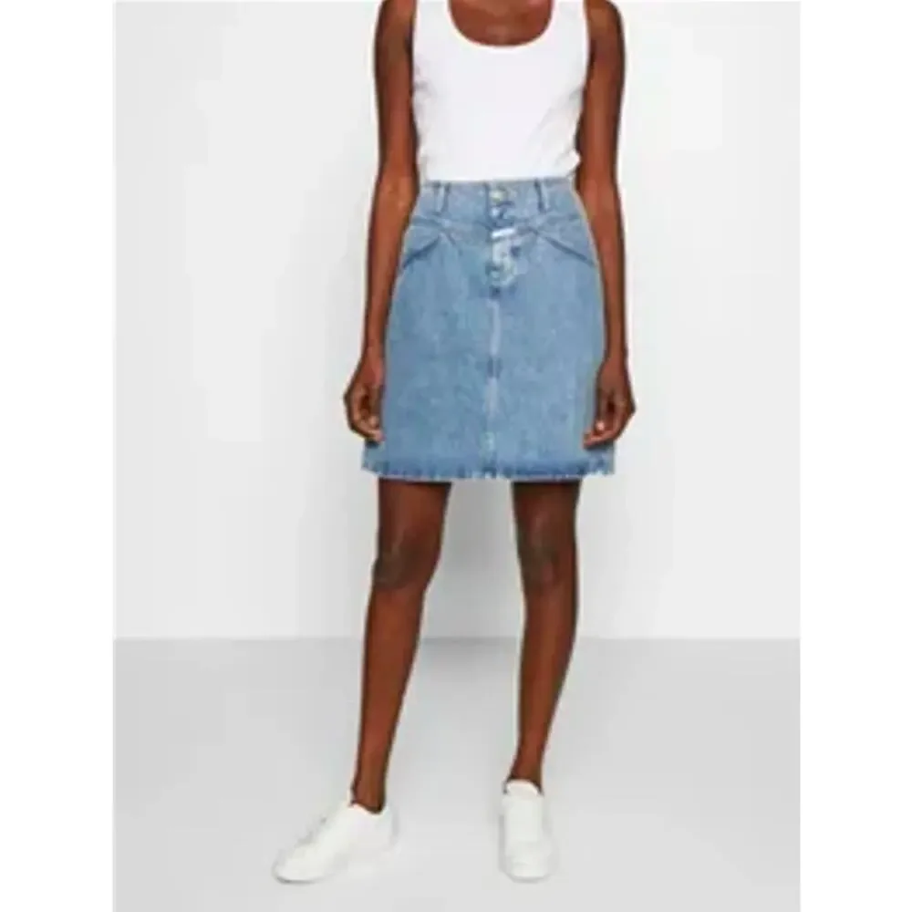 CLOSED Ibbie Dark Gray Denim Skirt- 28 MSRP $250 - Picture 9 of 16